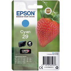 Cartouche d'encre epson c13t29824012 cyan
