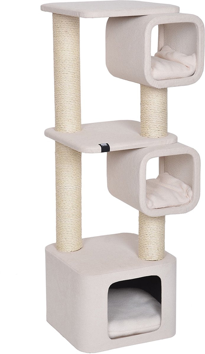 Arbre à chat Ebi - akita blanc