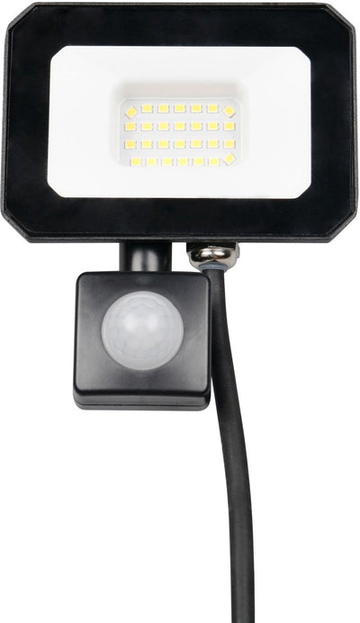 Rl vis ta lumière réalité funchal - applique murale - noir mat - incl. 1x SMD 20 W - détecteur de mouvement - montage mural - ne convient pas pour variateur externe - inclinable - 4000k - éclairage extérieur - ip44