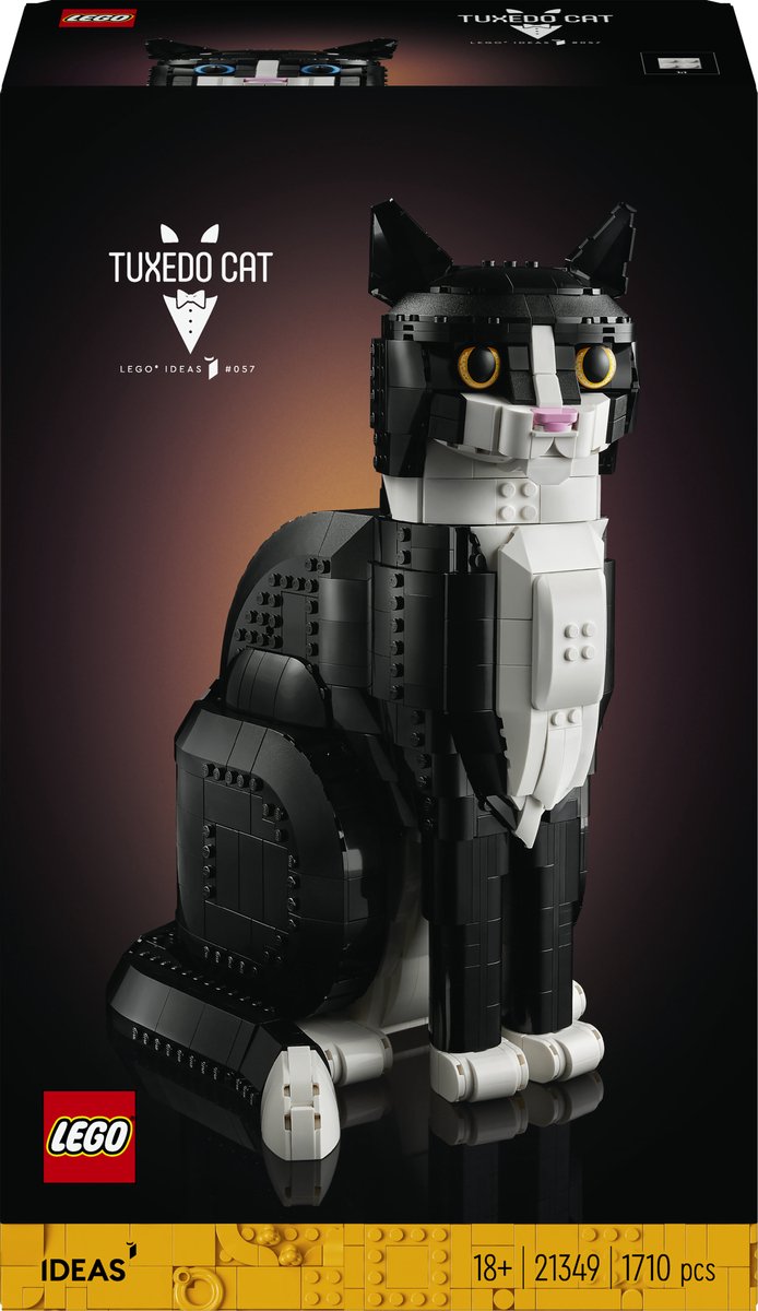 Lego ideas chat noir et blanc - 21349