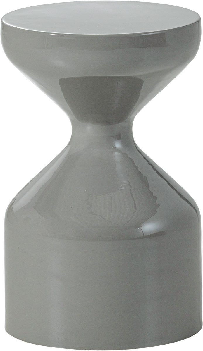 Table d'appoint Woood Floyd - métal - gris clair - 47x30x30