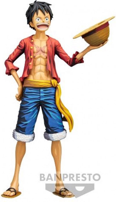Bandai Namco - une pièce - singe d. luffy - figurine grandista noir 28cm