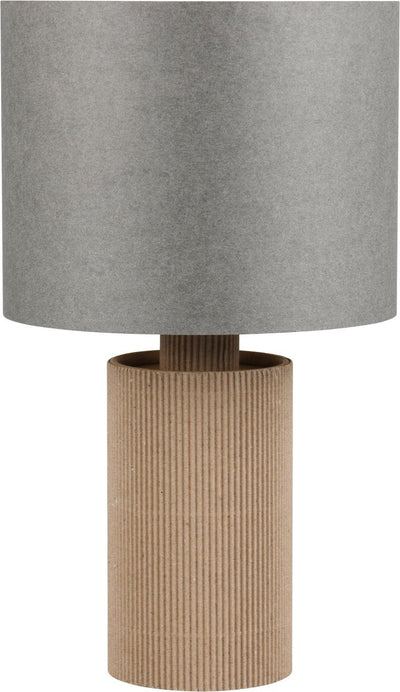 Trio canio - lampe de table - naturel - excl. 1x e14 4 w - interrupteur à cordon - passez au vert