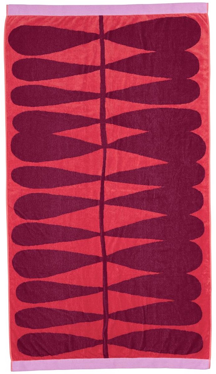 Serviette de plage Kaat Amsterdam Coral Cave - 100x180 cm - multi