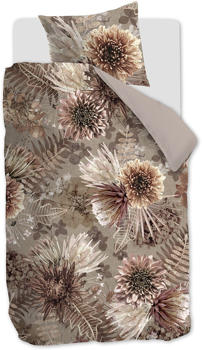 Riviera maison rivièra maison - housse de couette protea - simple - 140x200 220 cm - sable