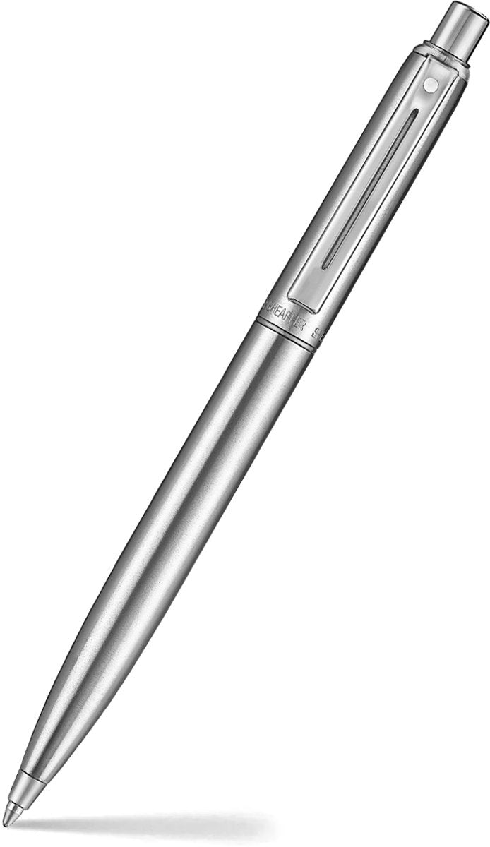 Stylo à bille Sheaffer-sentinel 330-chrome brossé avec finition chromée polie-sf-e233051