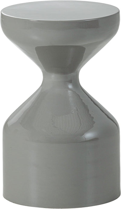 Table d'appoint Woood Floyd - métal - gris clair - 47x30x30