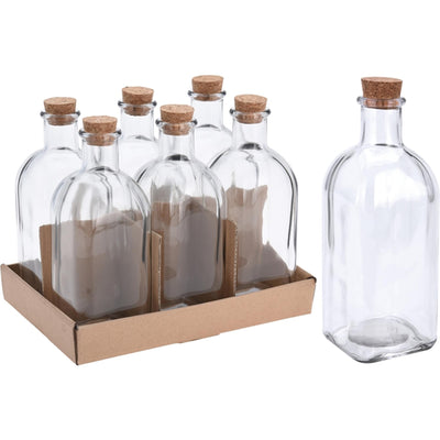 Excellente bouteille en verre pour articles ménagers avec liège 500ml