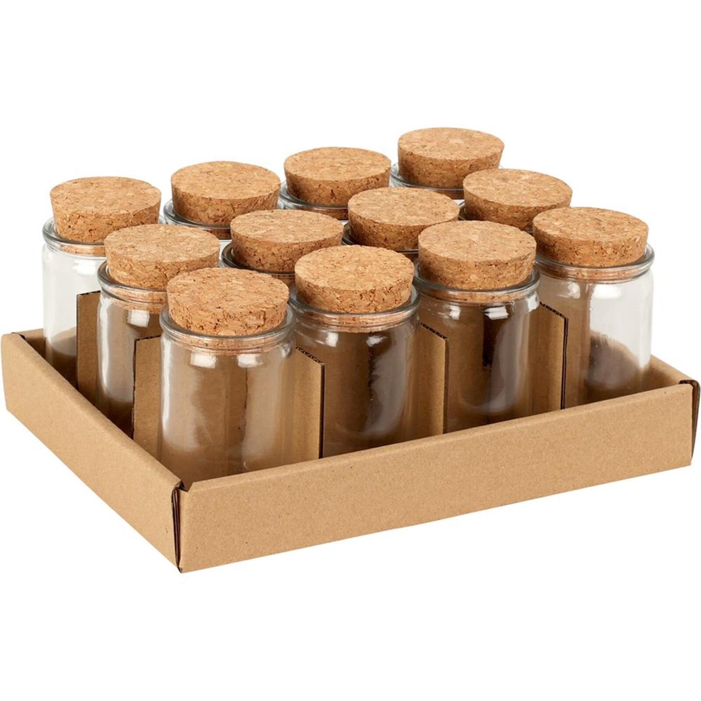 Excellent pot de conservation en verre pour articles ménagers avec couvercle en liège 50 ml