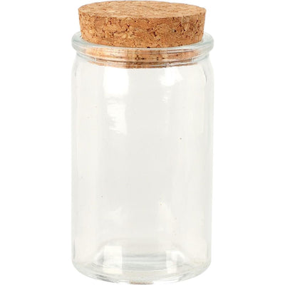 Excellent pot de conservation en verre pour articles ménagers avec couvercle en liège 50 ml