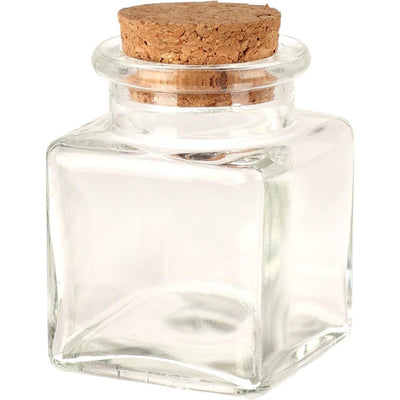Excellent pot de conservation en verre pour articles ménagers avec couvercle en liège 50 ml