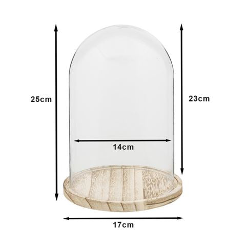 Clayre eef Clayre eef stolp 6gl2169 transparent 17x25 cm