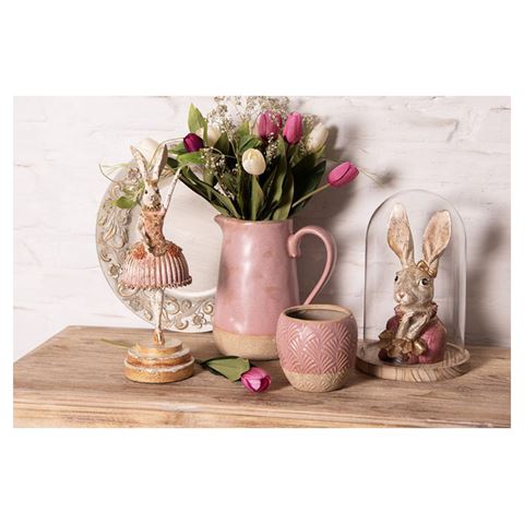 Clayre eef Clayre eef stolp 6gl2169 transparent 17x25 cm