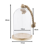 Clayre eef Clayre eef stolp 6gl2222 transparent 17x29 cm - afbeelding 2
