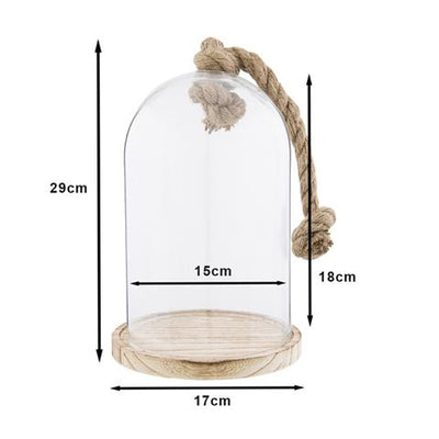 Clayre eef Clayre eef stolp 6gl2222 transparent 17x29 cm