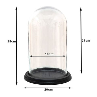 Clayre eef Clayre eef stolp 6gl3474 transparent 20x28 cm