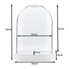 Clayre eef Clayre eef stolp 6gl1764 transparent 26x15x33 cm