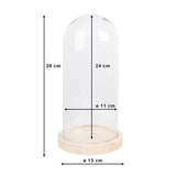 Clayre eef Clayre eef stolp 6gl4039 marron 13x26 cm - afbeelding 2