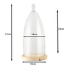 Clayre eef Clayre eef stolp 6gl3006 transparent 19x41 cm