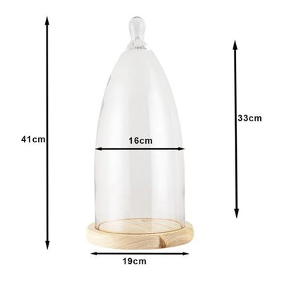 Clayre eef Clayre eef stolp 6gl3006 transparent 19x41 cm