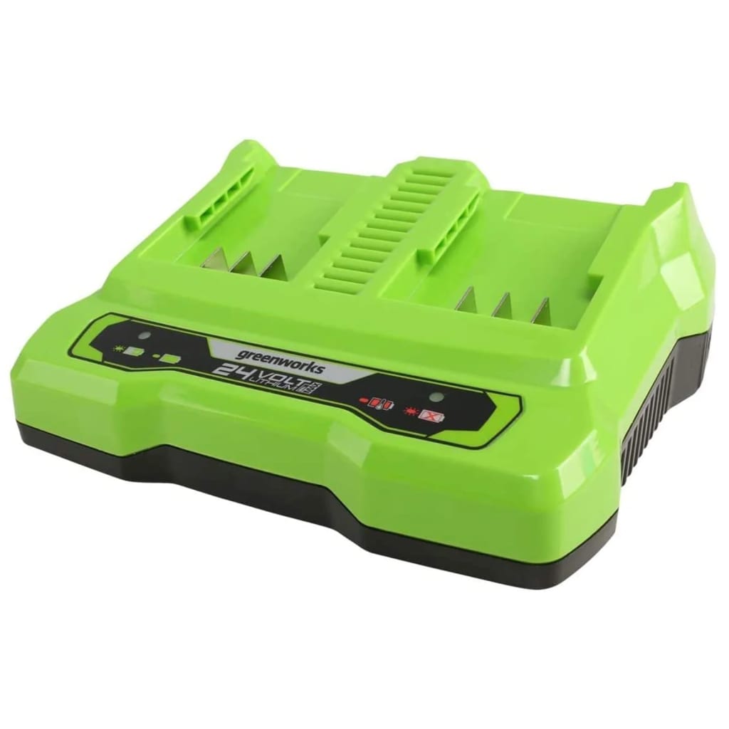 Chargeur de batterie GreenWorks Greenworks avec double port 24 V 2 A