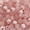 Perles en plastique Creativ Company, d 6 mm, diamètre du trou 2 mm, env. 150 pièces, rose, 40 g 1 boîte