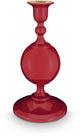 Pip studio chandelier sphère - bougeoir en métal - rouge foncé - 24cm