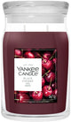 Bougie Yankee - bougie parfumée en grand pot cerise noire - 90 heures de combustion - deux mèches