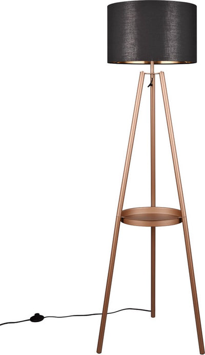 Rl vis ta lumière réalité colette - lampadaire - moka - excl. 1x e27 4 w - interrupteur au pied