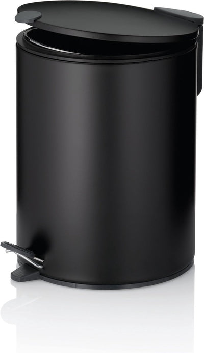 Kela poubelle à pédale, 5 l, noir - | mat
