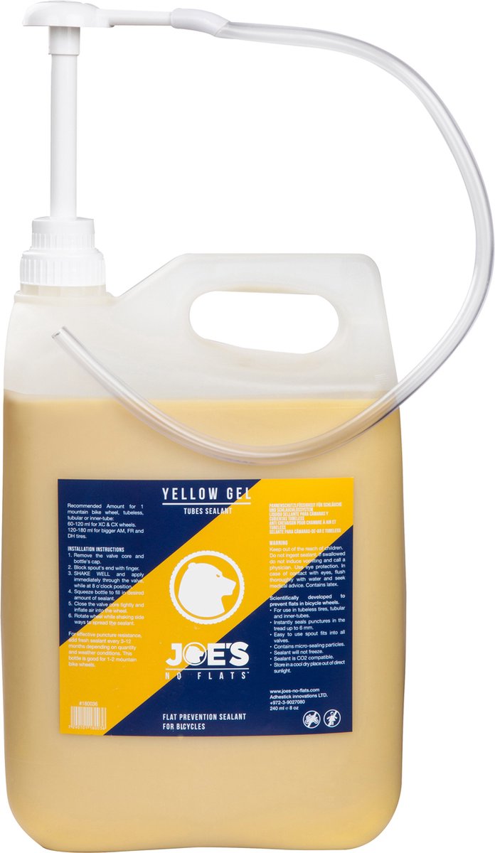 Joe's No Flats Yellow Gel Scelant 5L