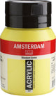 Pot de peinture acrylique série standard Amsterdam 500 ml jaune azo citron 267