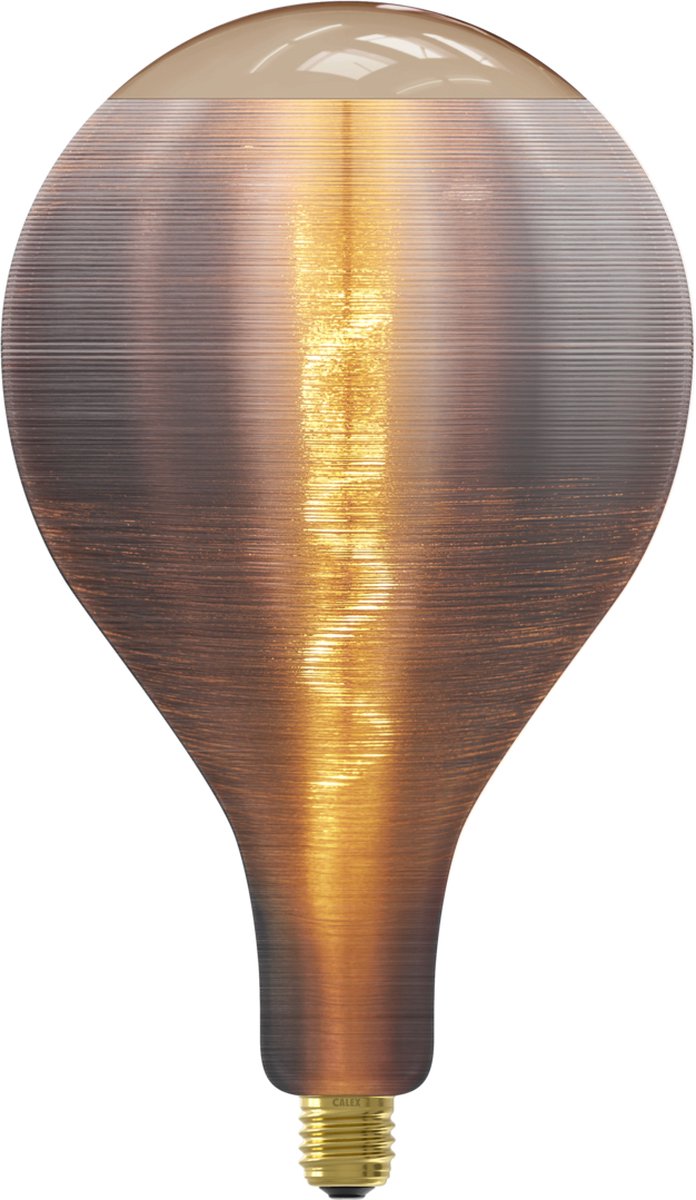 Lampe LED série soie Calex - ps160 - gris - e27 - 4w - dimmable