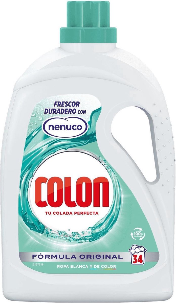 Nenuco 1 x détergent pour le côlon - 34 lavages - 1530ml