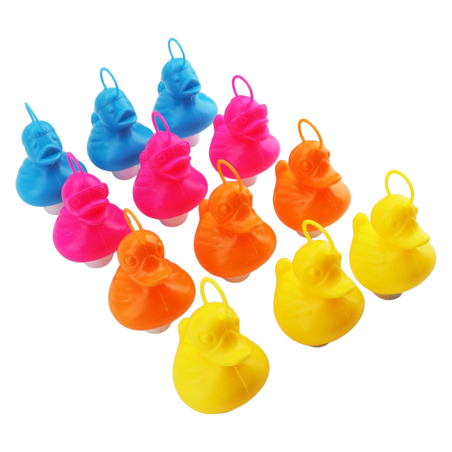 Canards clairs colorés - 12 pcs.
