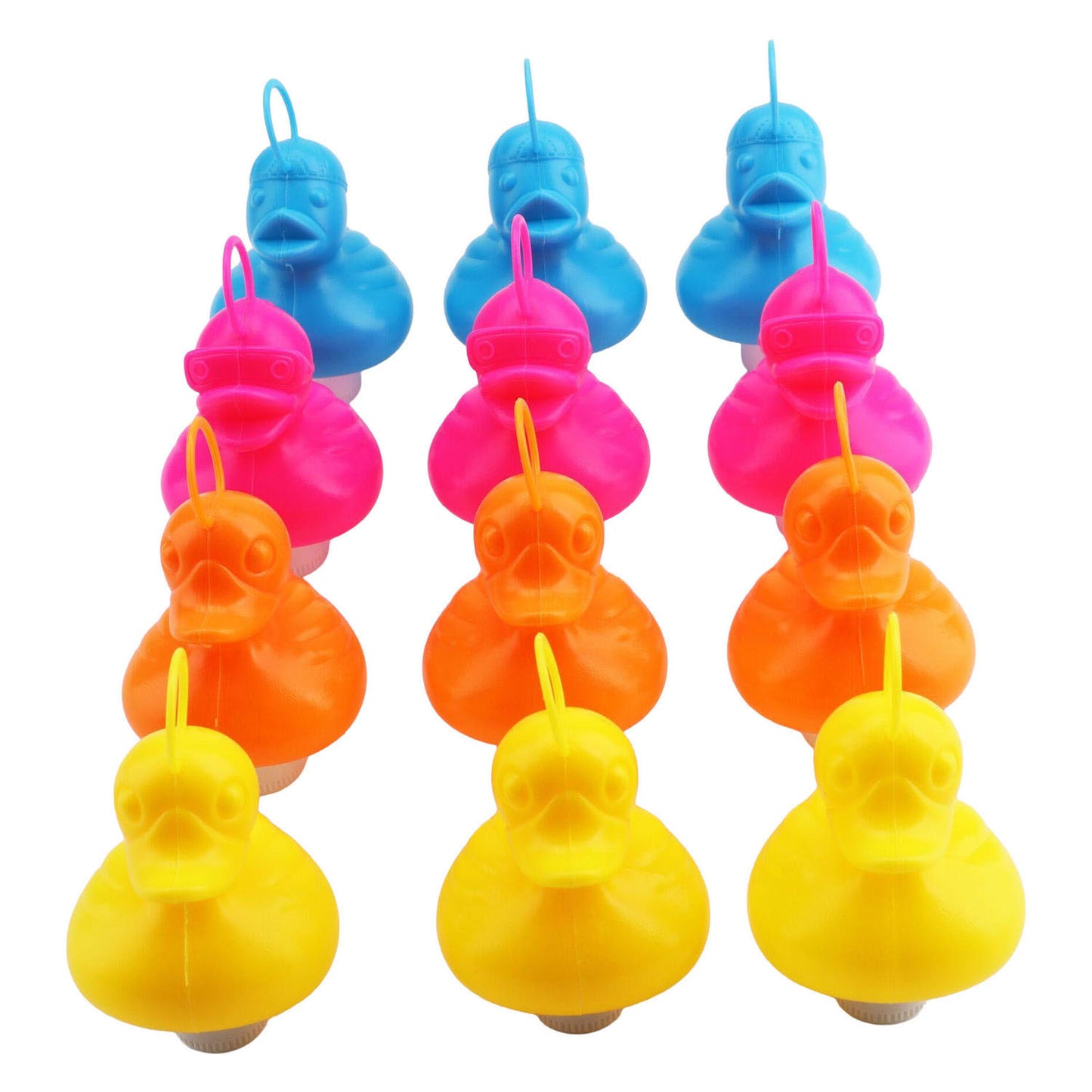 Canards clairs colorés - 12 pcs.