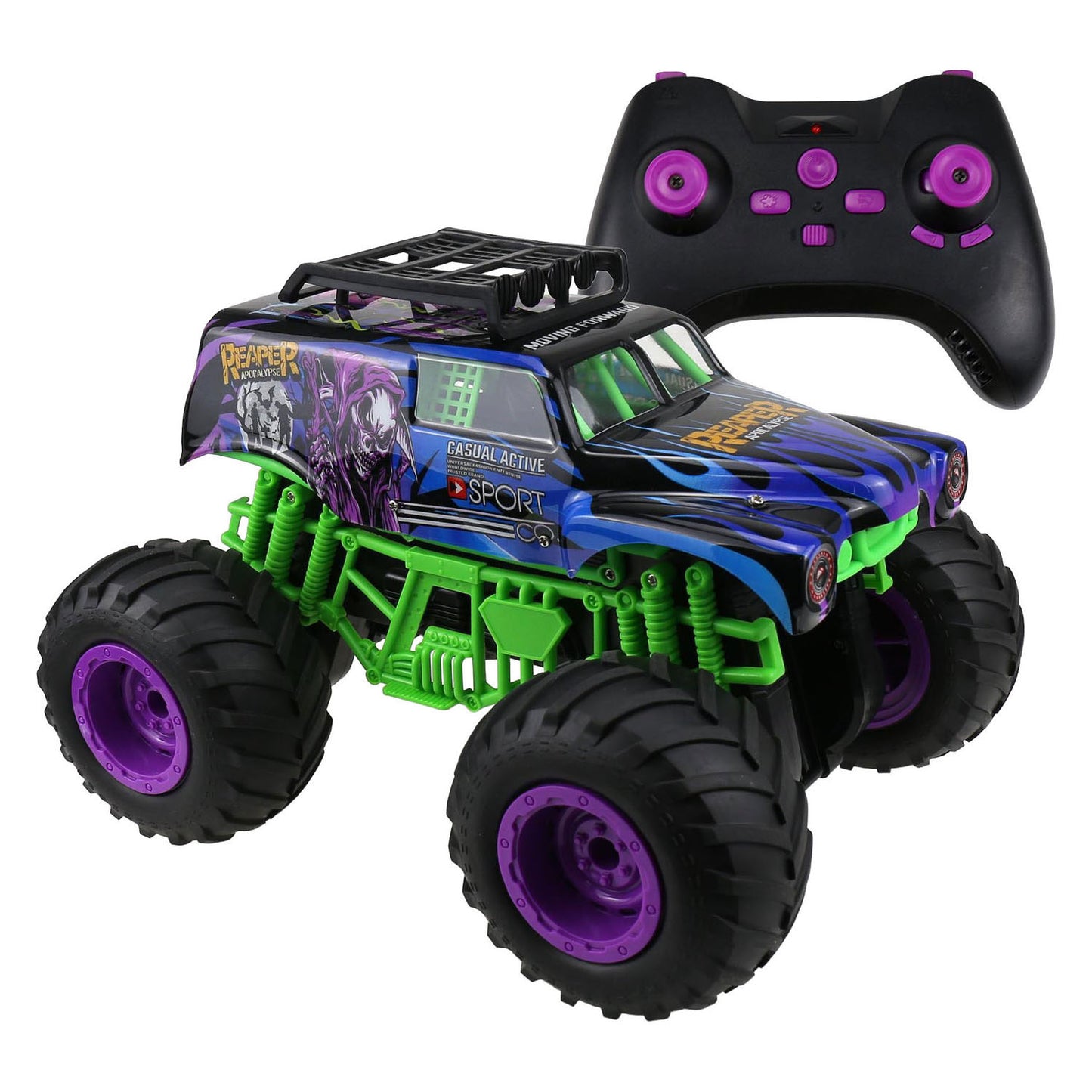 Voiture de cascade Rc Reaper, camion monstre 7.4v