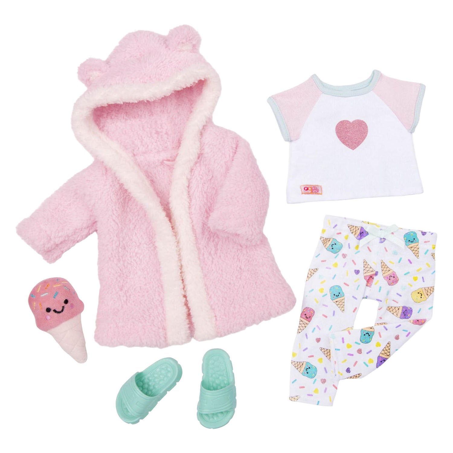 Puch tenue de luxe pyjama et robe de chambre pour poupées