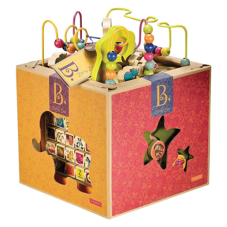 Cube d'activités Zany Zoo - 35x35x46cm