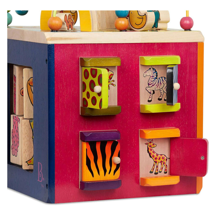 Cube d'activités Zany Zoo - 35x35x46cm