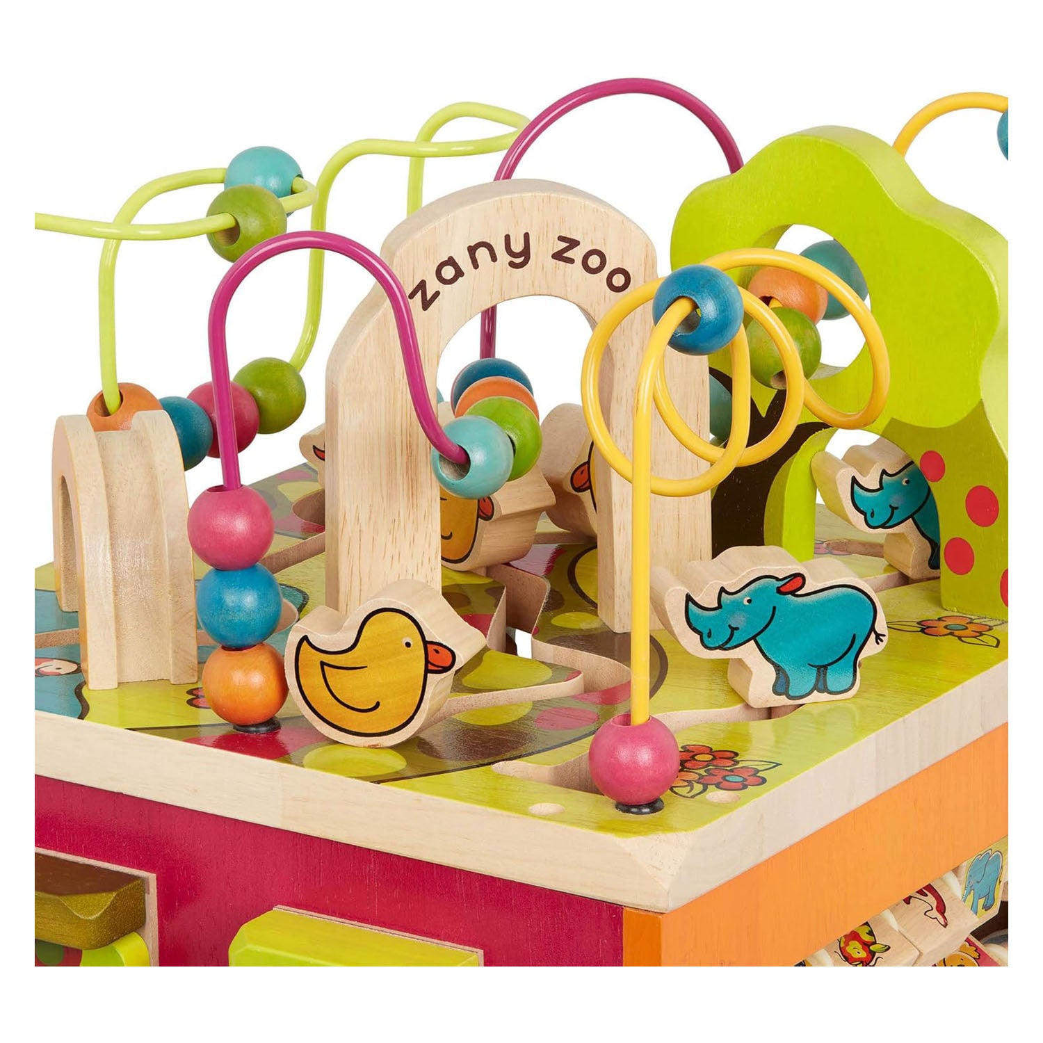 Cube d'activités Zany Zoo - 35x35x46cm