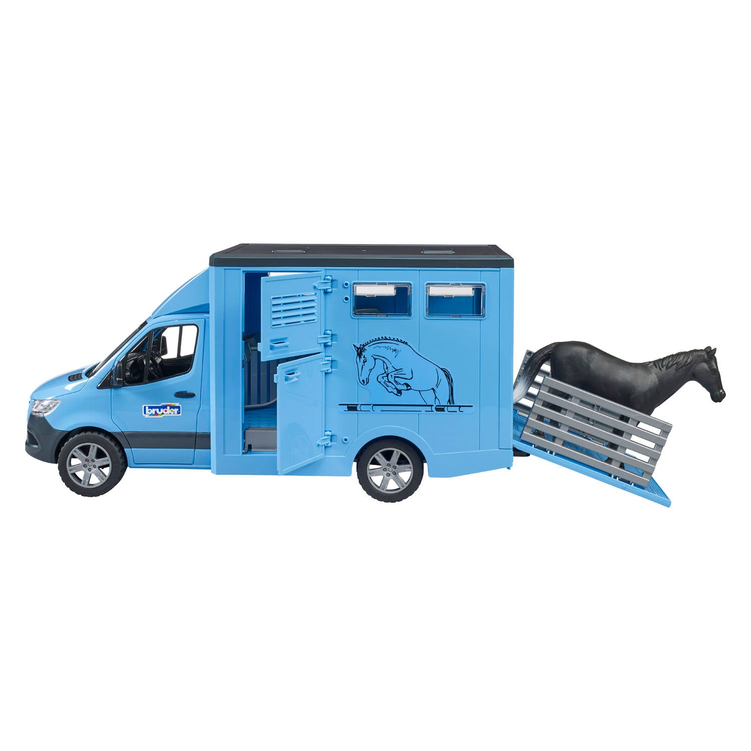 Bruder MB Sprinter Animal Transporter avec cheval