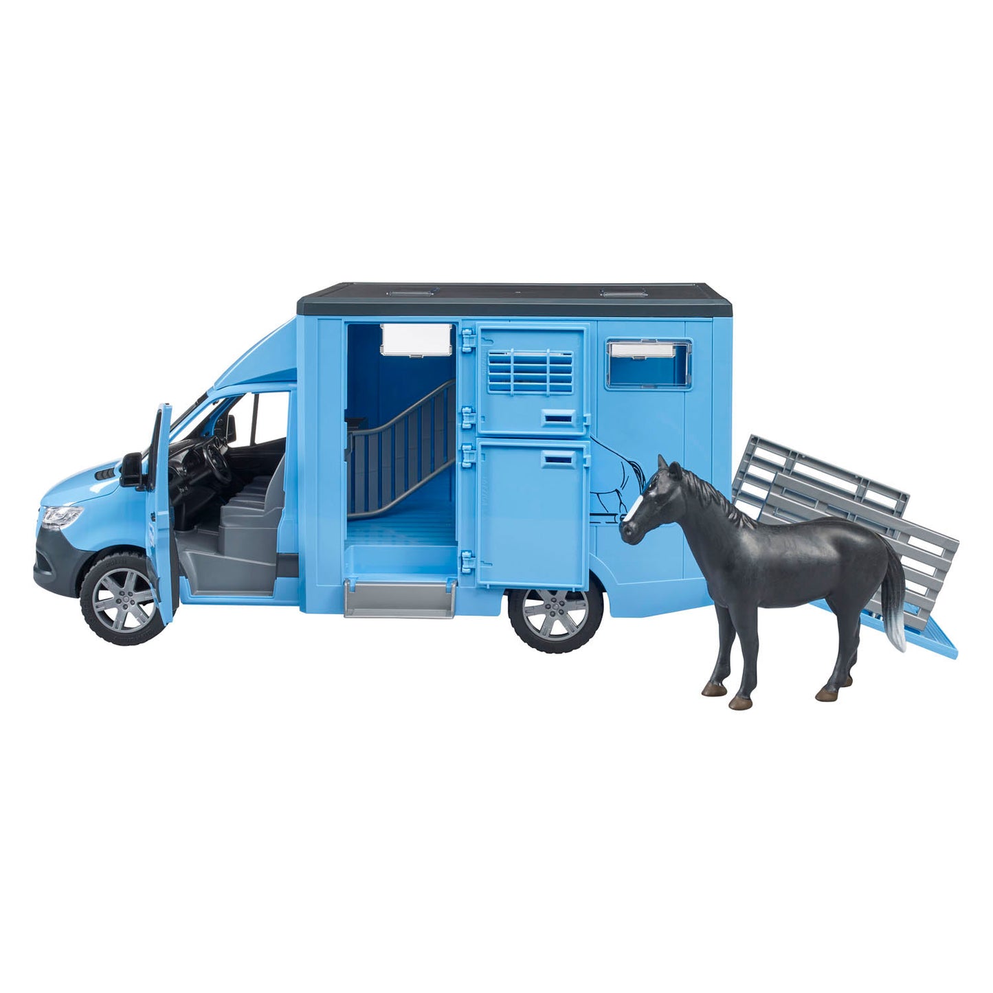 Bruder MB Sprinter Animal Transporter avec cheval