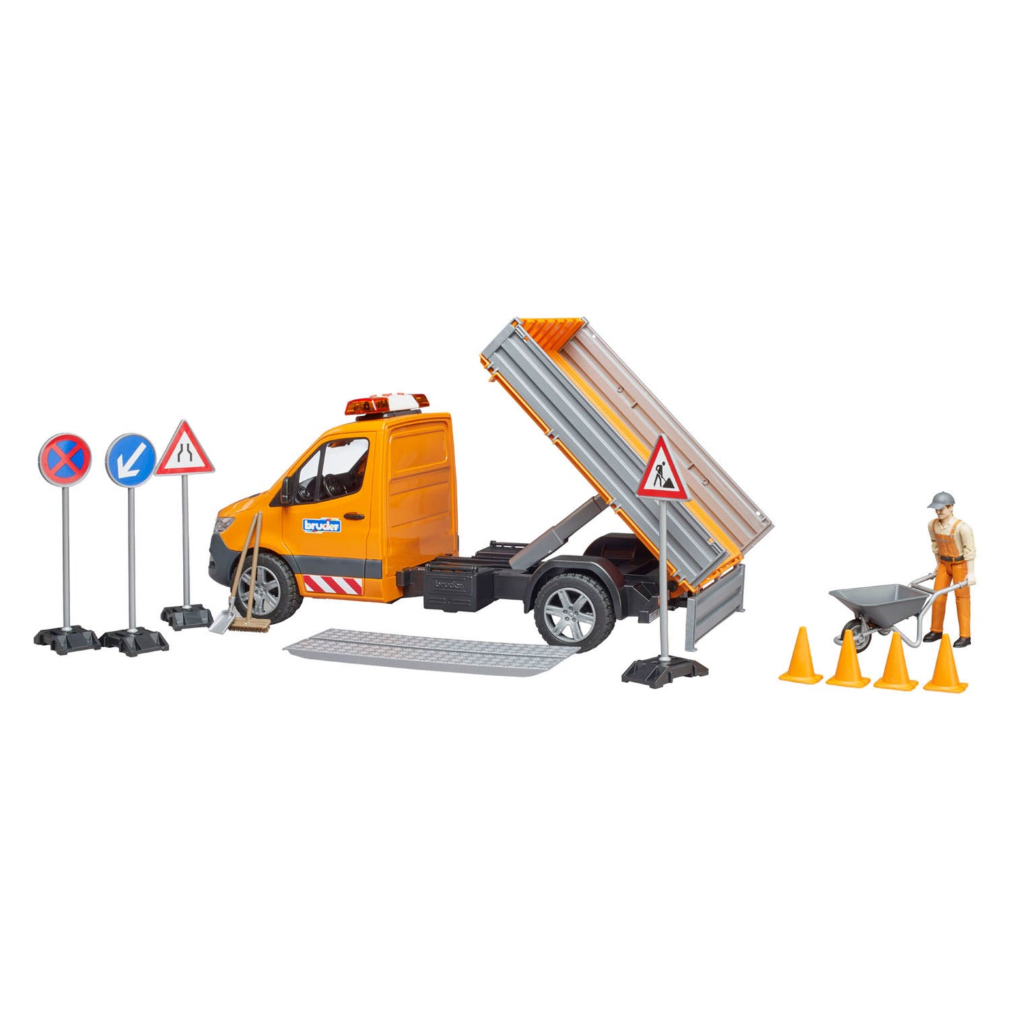 Véhicule municipal Bruder MB Sprinter avec lumière et son