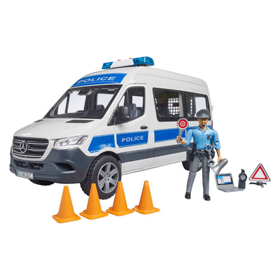 Bruder Mercedes-Benz Sprinter Police Bus avec lumière et gel