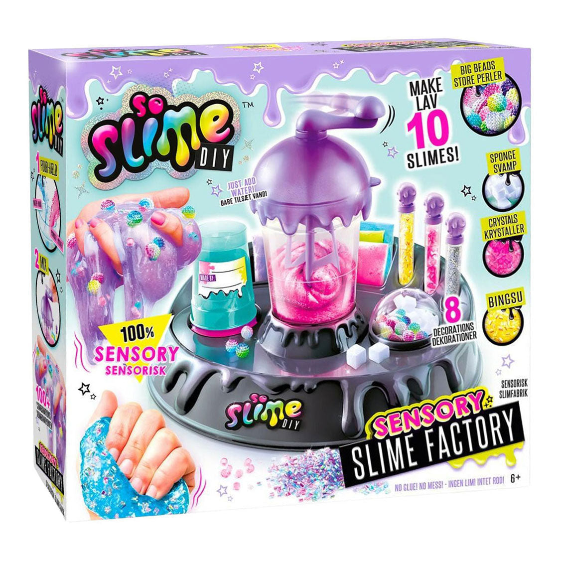 Usine de slime sensorielle à faire soi-même