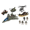 Ensemble de véhicules militaires soldats ennemis RC - 10 pcs.