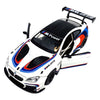 Voiture moulée sous pression BMW M6 GT3 avec lumière et son - 1:24