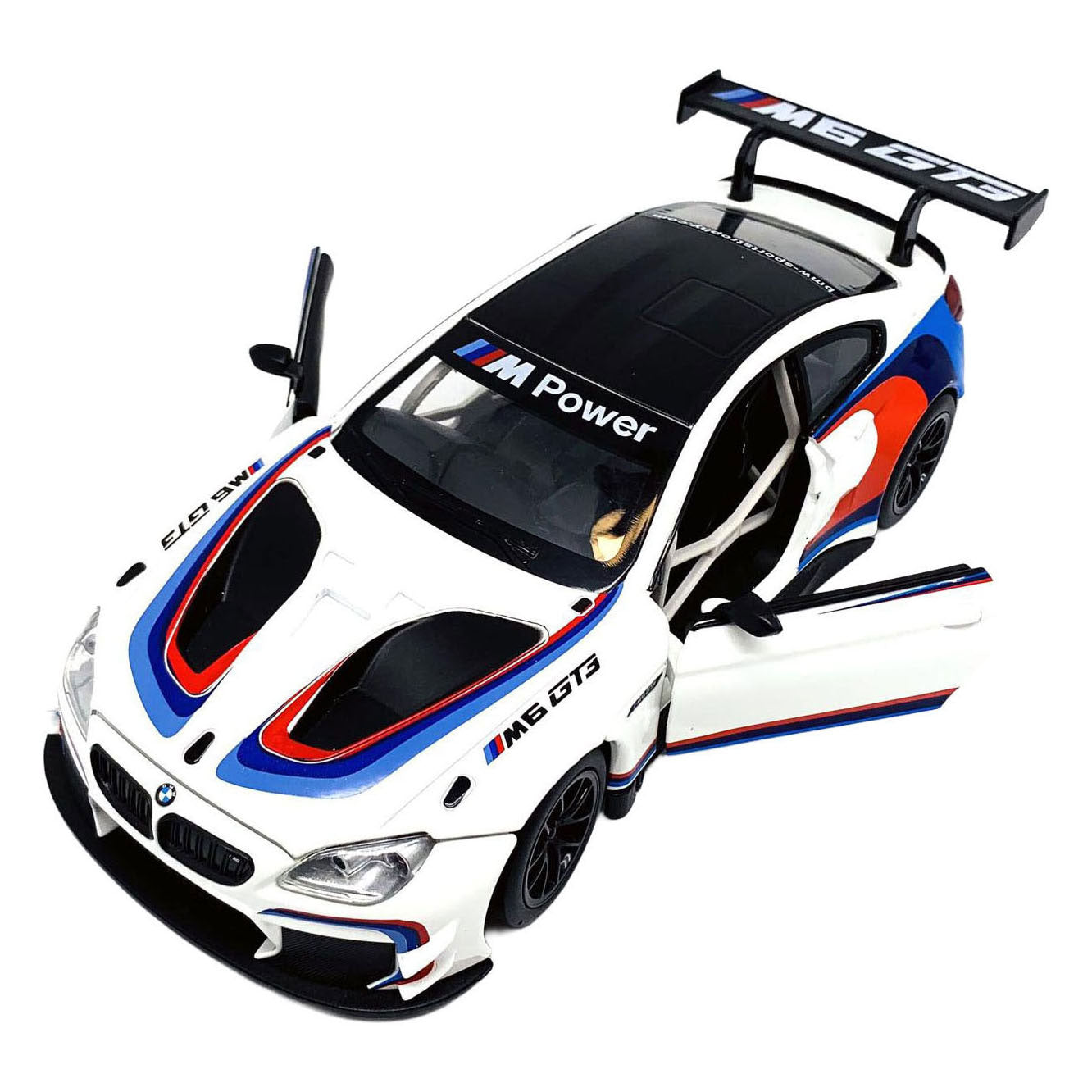Voiture moulée sous pression BMW M6 GT3 avec lumière et son - 1:24