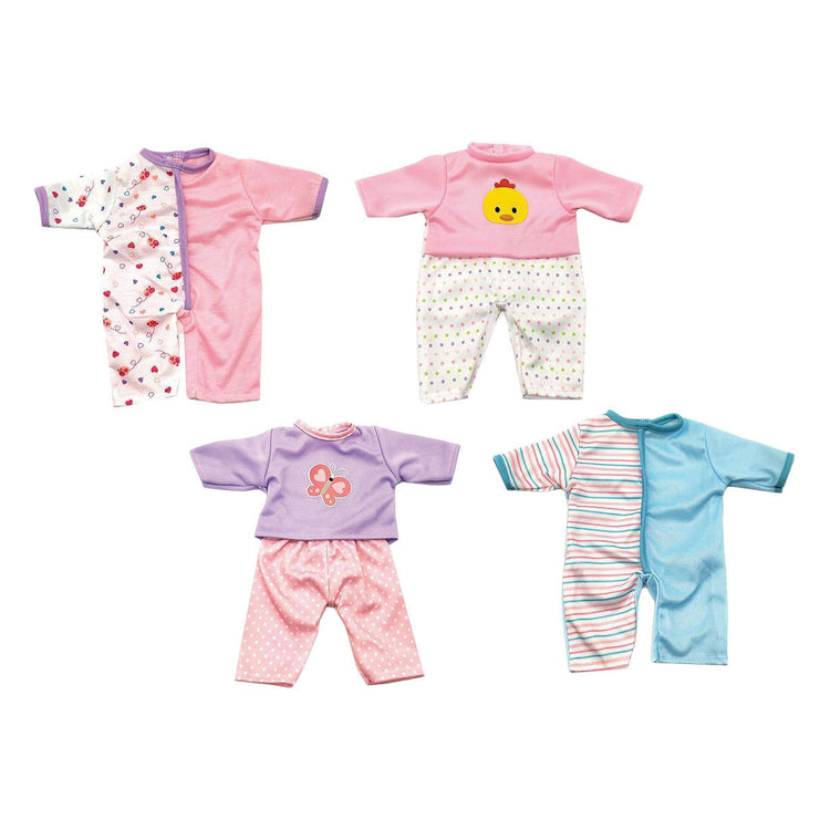 Ensemble de vêtements de poupée pour poupées de 41 cm - 4 tenues